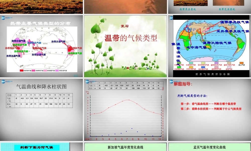七年级地理上册 第四章 世界的气候复习课件1 湘教版 课件