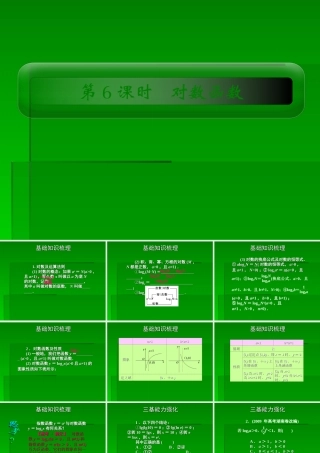 2章6课时 高三数学高考一轮课件-数学优化方案(理科)--第二章 对数函数人教A版 高三数学高考一轮课件-数学优化方案(理科)--第二章 对数函数人教A版