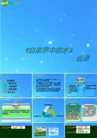 九年级化学 自然界中的水课件(二) 沪教版 课件