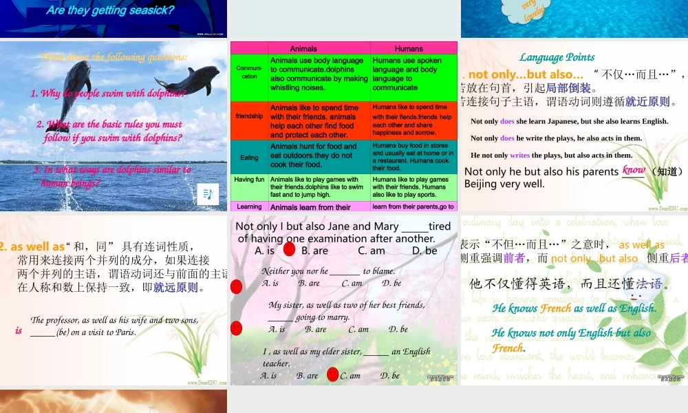 Unit3 integrating skills 人教版 课件