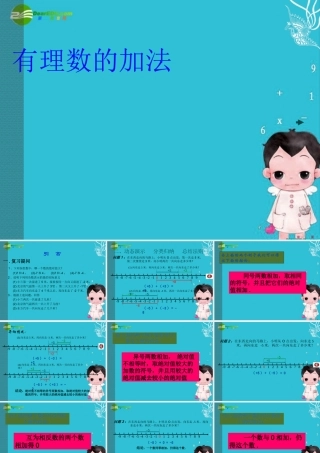 七年级数学上册 1.4有理数的加法课件 湘教版 课件