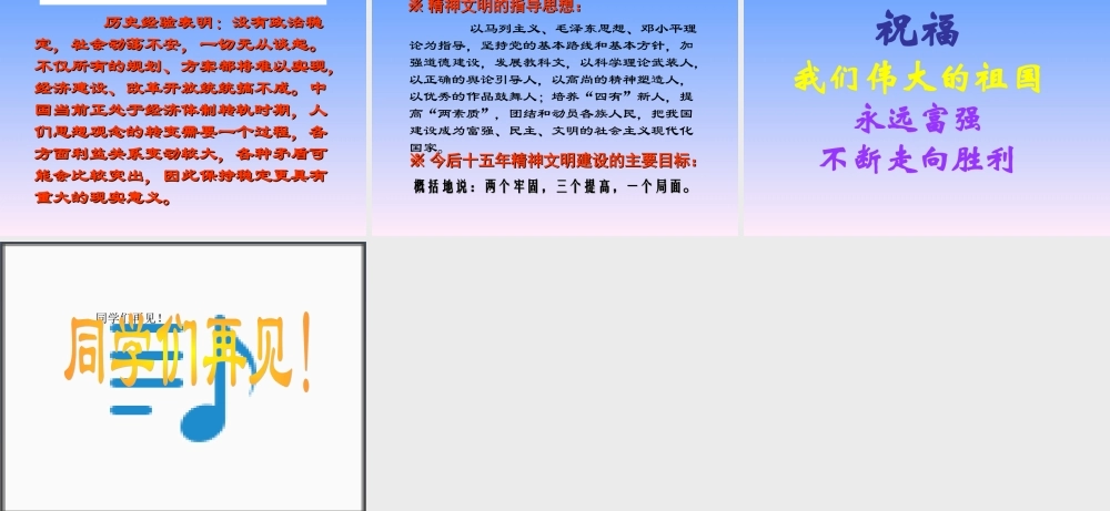 九年级历史上册 13(现代化建设的新时期)课件 人教新课标版 课件