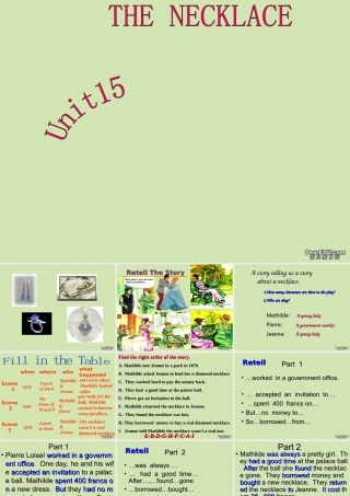 Unit15 The necklace 新课标 人教版 课件