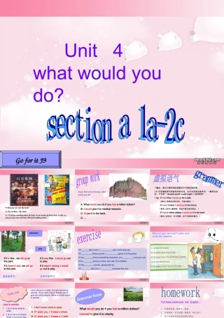Uni4 What would you do九年级英语课件