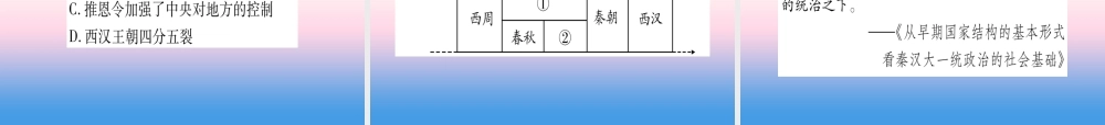 (云南专用)中考历史总复习 第一篇 考点系统复习 板块1 中国古代史 主题二 大一统国家的建立—秦汉 政权分立与民族交融—三国两晋南北朝(精练)课件