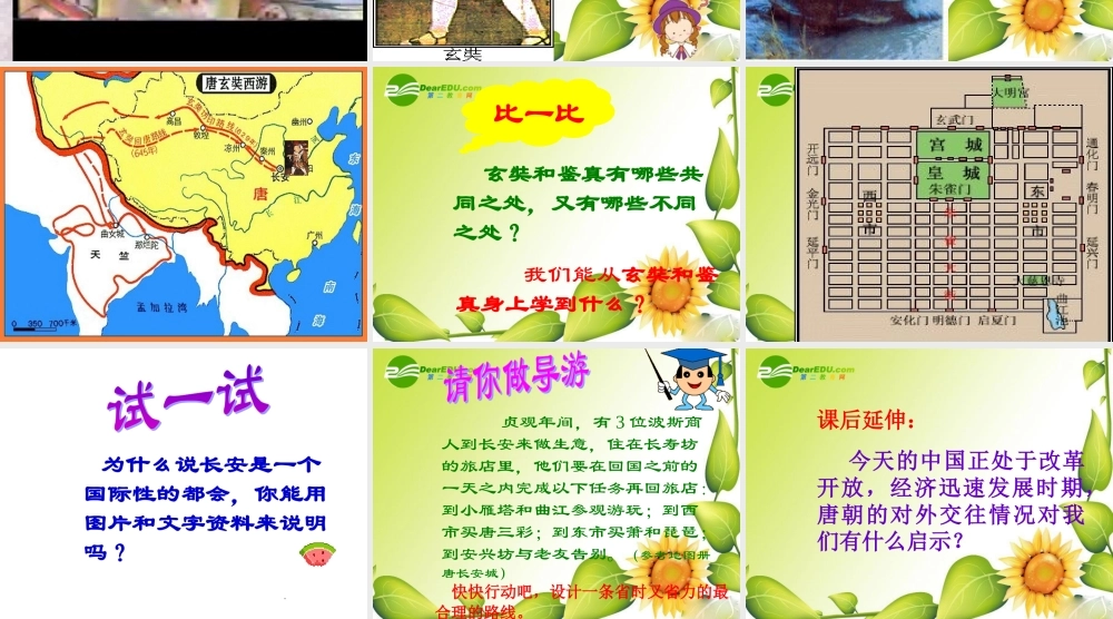 七年级历史下册开放与交流2课件北师大版 课件