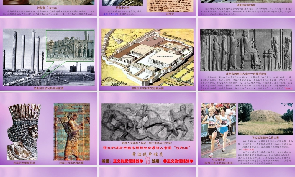 九年级历史上册 第7课 古代东方与西方的战争课件 川教版 课件