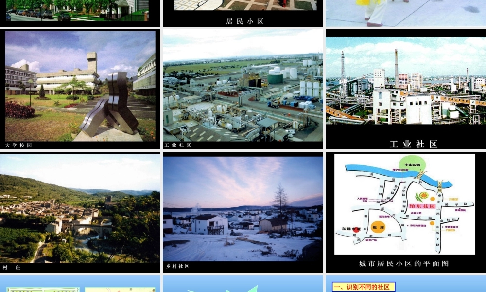 七年级历史与社会上册 第二课(多种多样的社区)课件 人教新课标版 课件