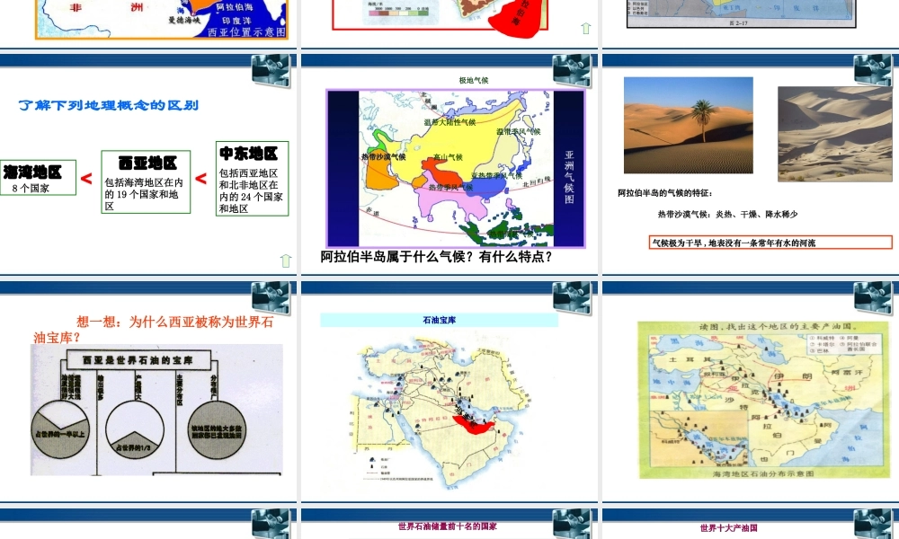 七年级历史与社会上册 第四单元第五课(干旱的宝地)课件 人教新课标版 课件