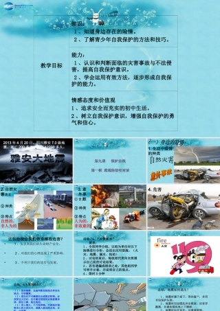 七年级政治上册 9.1 遭遇险情有对策课件 新人教版 课件