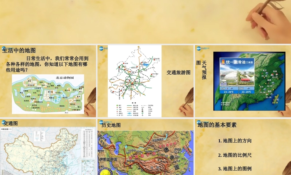 七年级地理上册(1.3 地图)课件 新人教版 课件