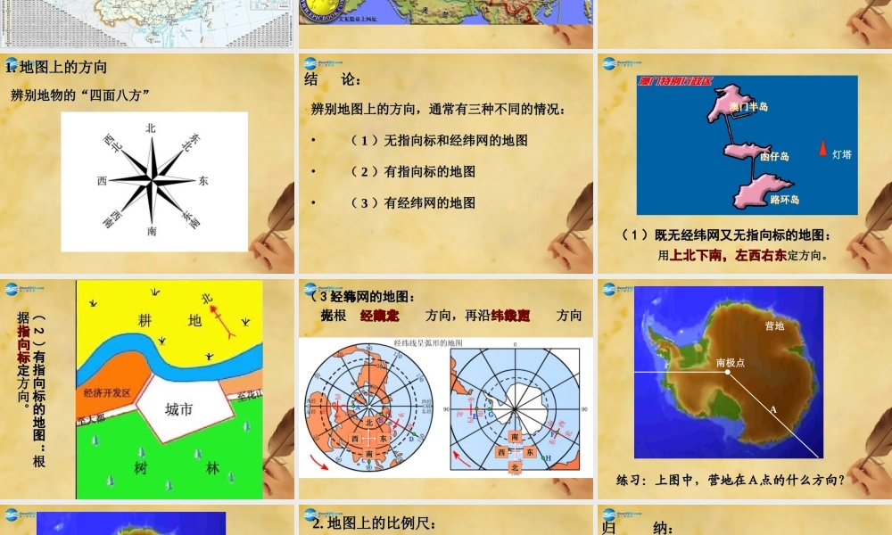 七年级地理上册(1.3 地图)课件 新人教版 课件