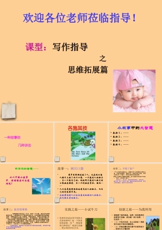 中考语文 写作指导之思维拓展篇课件