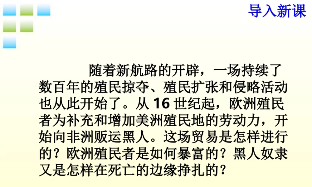 九年级历史上册 第10课  解放 者的风采精品课件 北师大版 课件