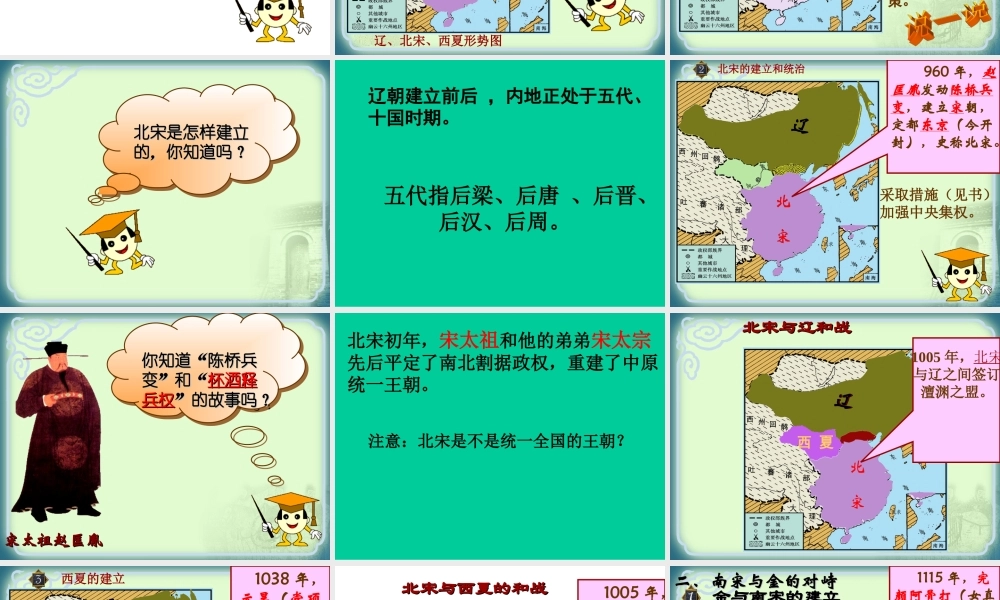 七年级历史下册 2.7(辽、宋、西夏、金并立)课件 华东师大版 课件