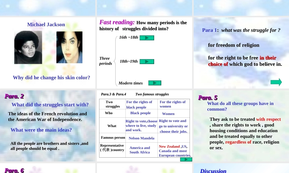 Unit 14 The fifth period 人教版高二英语Unit14 Freedom fighters全单元课件 人教版高二英语Unit14 Freedom fighters全单元课件