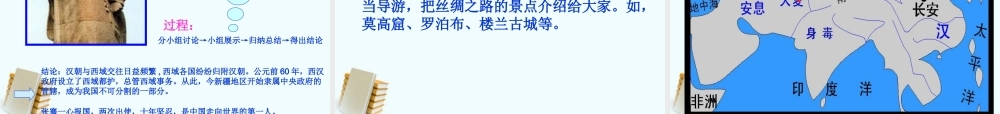 七年级历史上册 15课汉通西域和丝绸之路课件 人教新课标版 课件