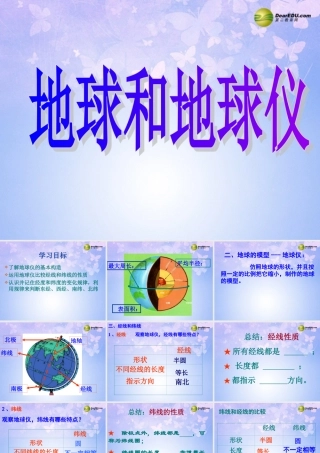 七年级地理上册 第一章 第一节 地球和地球仪课件 中图版 课件