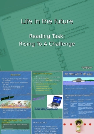 life in the future3 高二英语life in the future课件[整理五课时]人教版 高二英语life in the future课件[整理五课时]人教版