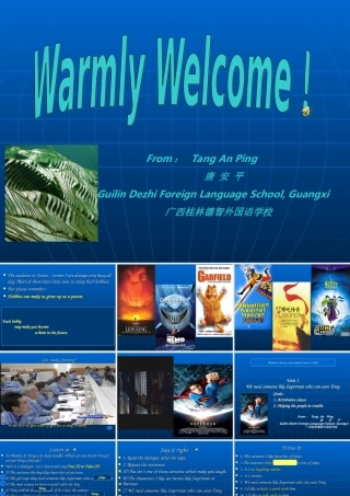 Unit 1修订版)Module 9 Cartoon stories Book5, Junior 3, NSE 第三届全国(英语(新标准))初中英语课堂教学研讨会资料展示课课件 外研版上册