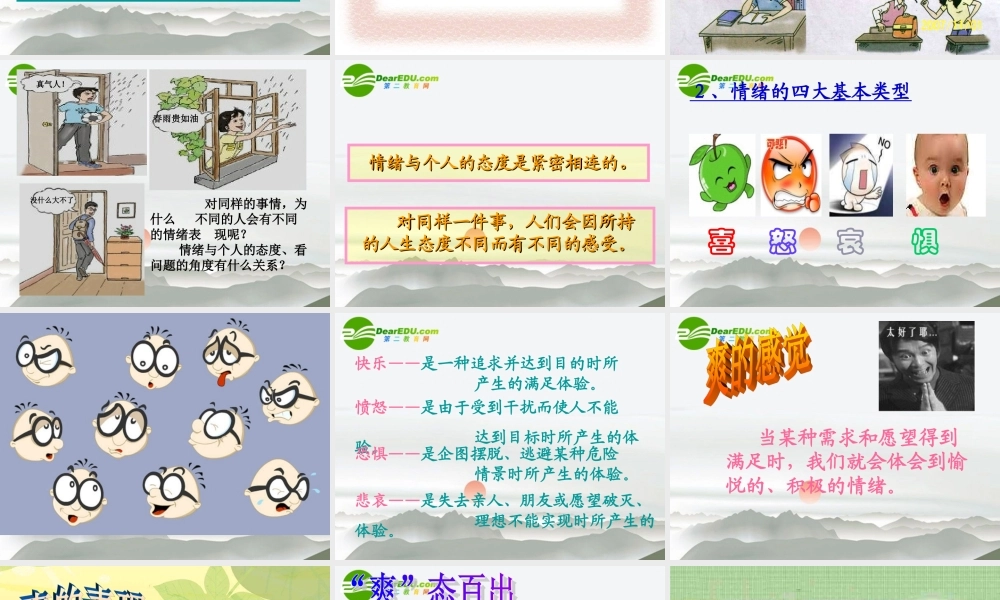 七年级政治下册 第二课(情绪调味师)课件 人民版 课件