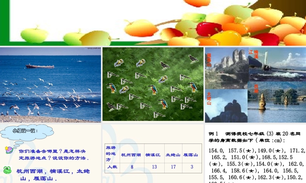 七年级数学上5.1数据的收集课件(沪科版) 课件