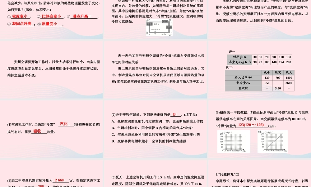 中考物理二轮复习 专题5 综合能力题课件