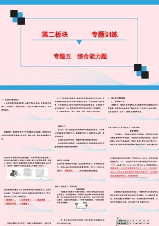 中考物理二轮复习 专题5 综合能力题课件