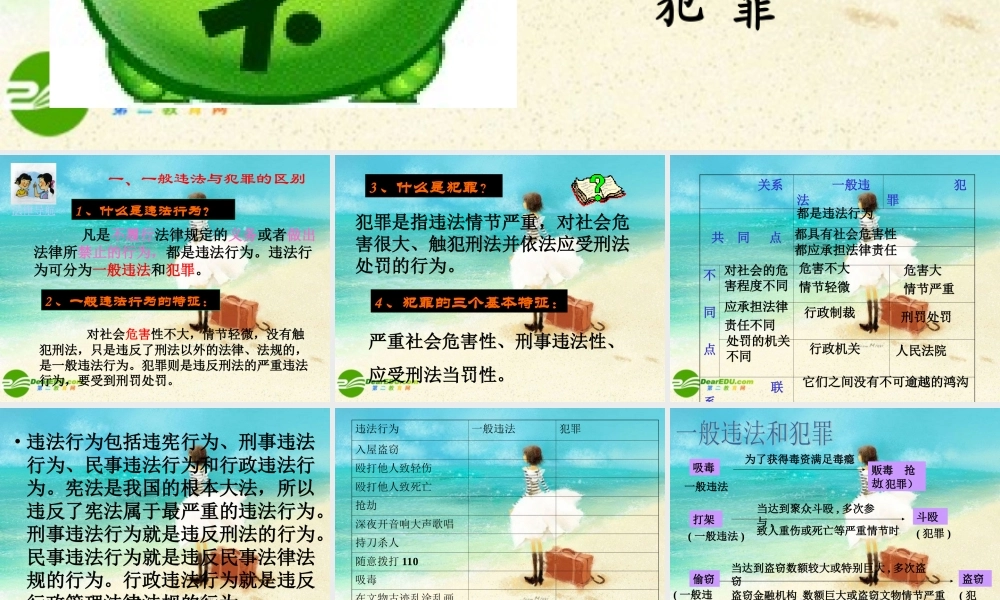 七年级政治下册 法不可违 勿以恶小而为之课件 粤教版 课件