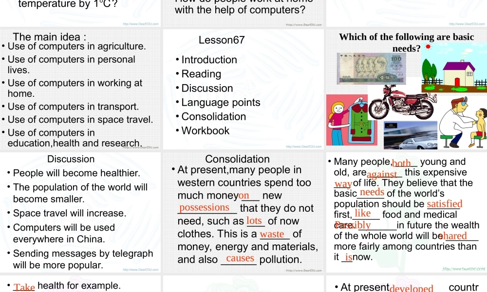 Unit6 Life in the future二 人教版 课件