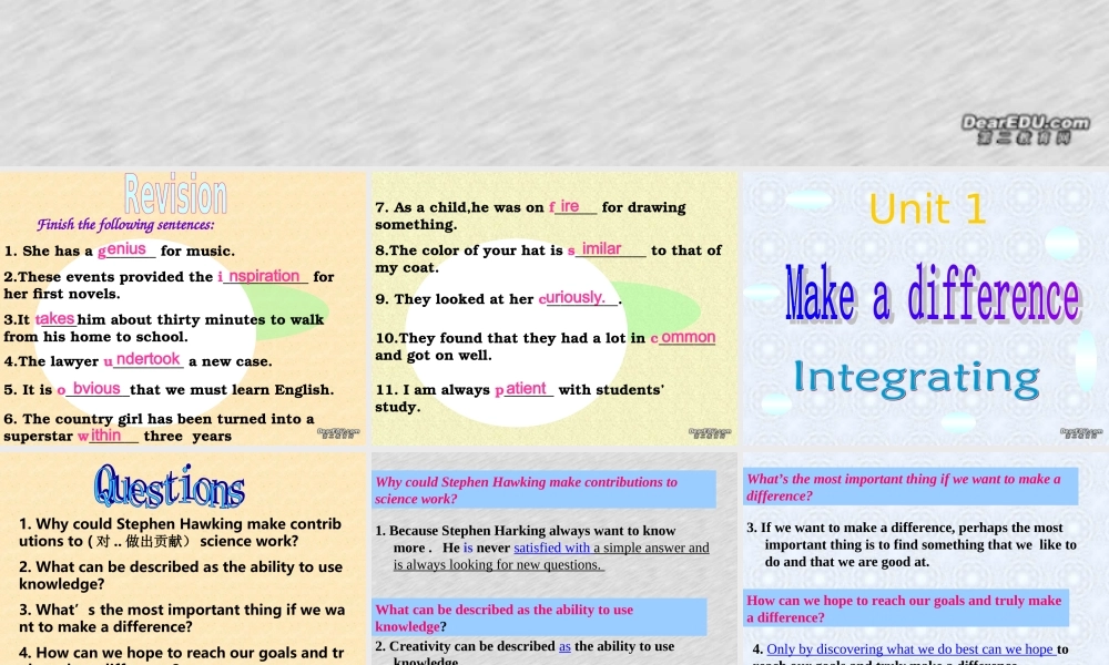 unit1 lesson2 高二英语上学期Unit1课件[整理课时]人教版 高二英语上学期Unit1课件[整理课时]人教版