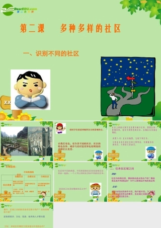 七年级历史与社会上册 第二课(多种多样的社区)3课件 人教新课标版 课件