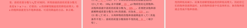 (滨州专版)中考化学总复习 第一部分 系统复习 成绩基石 第八单元 海水中的化学 第2课时 溶解度课件 鲁教版 课件
