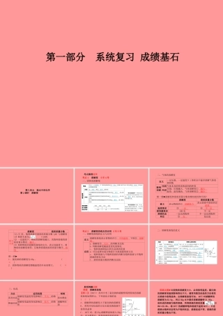 (滨州专版)中考化学总复习 第一部分 系统复习 成绩基石 第八单元 海水中的化学 第2课时 溶解度课件 鲁教版 课件