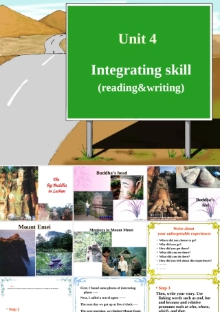 Unit4 integrating skills 人教版过渡教材 课件
