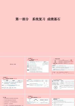 (潍坊专版)中考化学总复习 第一部分 系统复习 成绩基石 第九单元 溶液课件 新人教版 课件