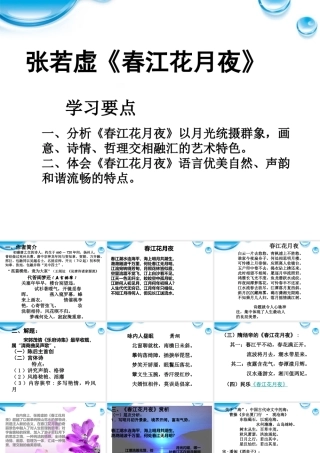 11—12年高二语文(春江花月夜)课件2 课件