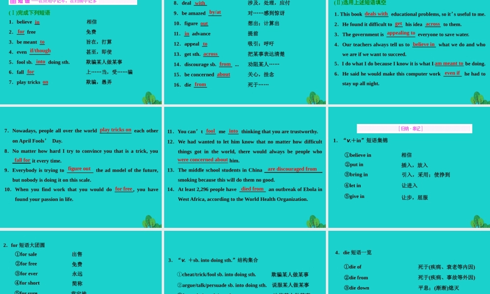 (江苏专用)高考英语一轮复习 Unit 1 Advertising课件(必修4) 课件