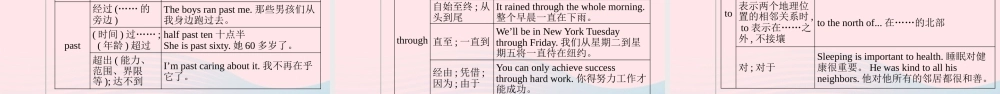 (河南专用)版中考英语二轮复习 语法专题过关 专题五 介词课件 人教新目标版 课件