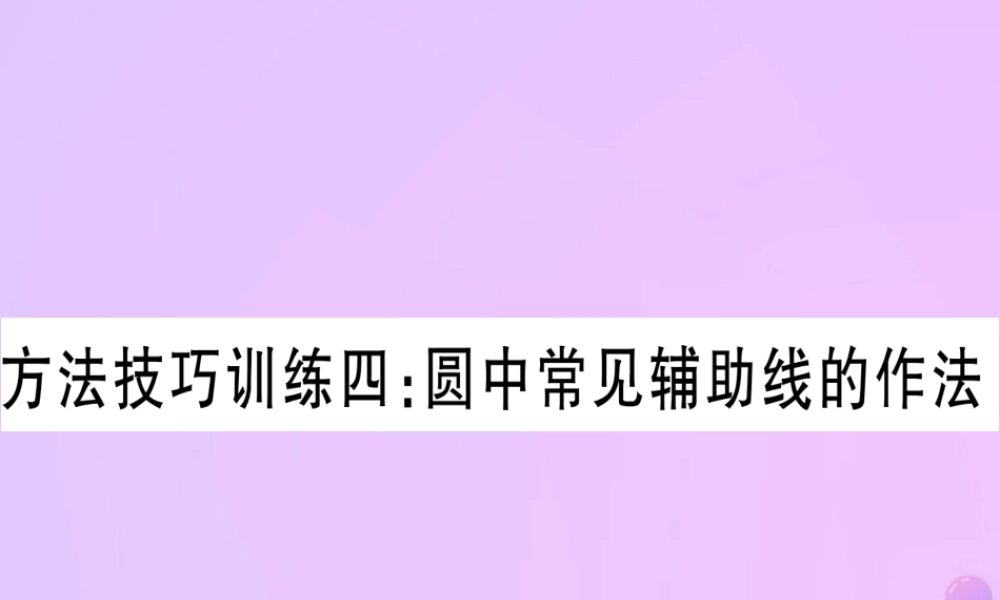 (云南专用)中考数学 第一轮 考点系统复习 方法技巧训练四作业课件
