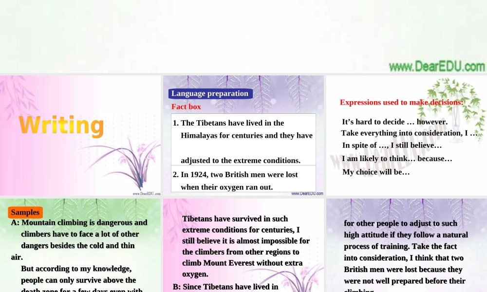 Unit2 Writing课件示例 人教版 课件