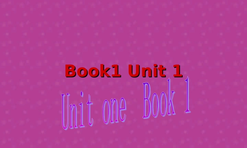 Unit1高三英语课件 新课标 人教版 课件