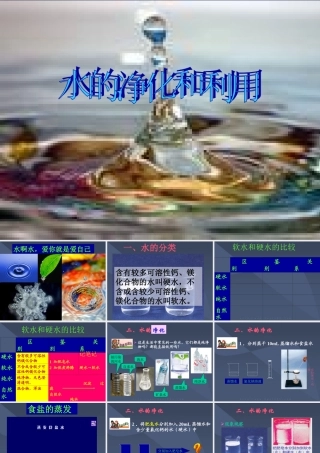 九年级化学水的净化和利用课件二 新课标 人教版 课件