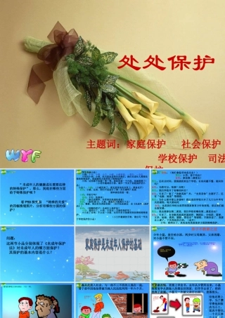 七年级政治下册 处处保护 课件 粤教版 课件