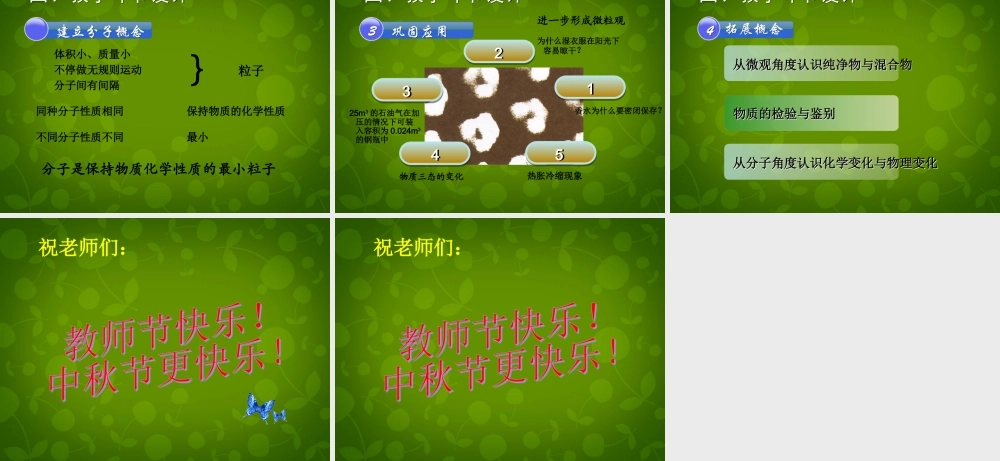 九年级化学上册 分子课件 新人教版 课件