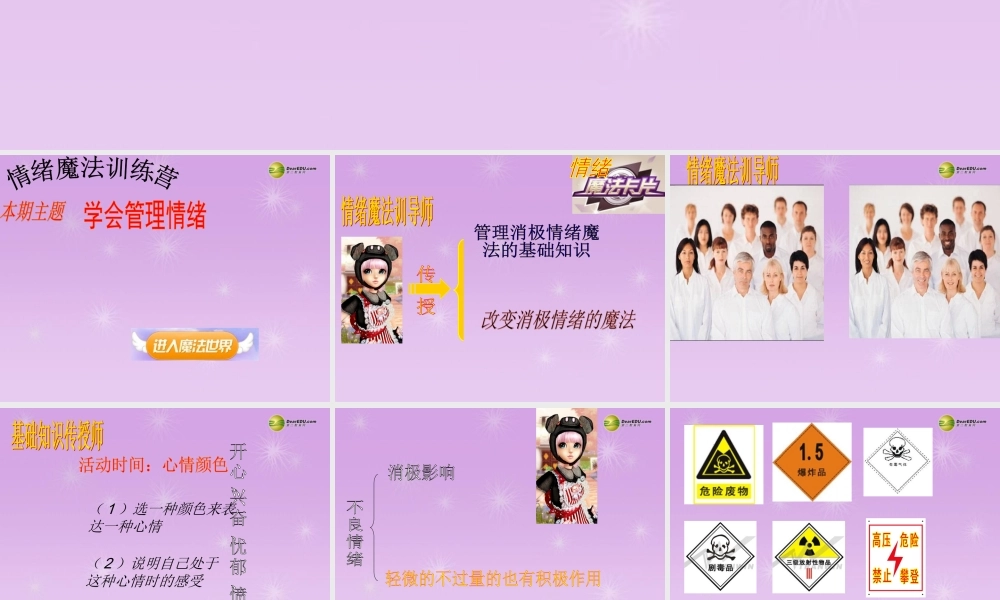 七年级政治下册 第十八课第二框 学会调控情绪课件 苏教版 课件