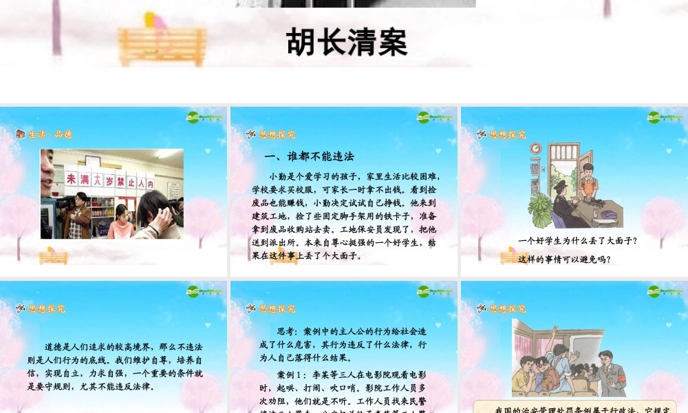 七年级政治下册 法不可违课件 人教新课标版 课件