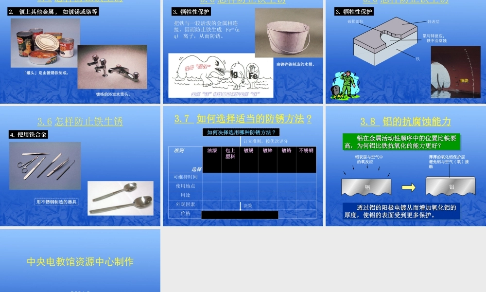 九年级化学下册金属资源的利用和保护课件