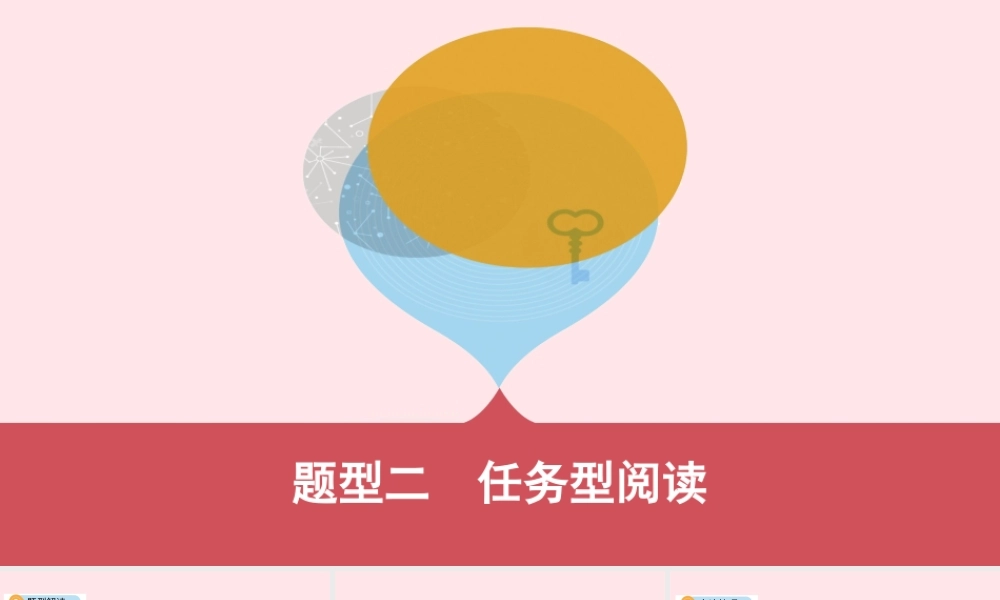 (河南专用)版中考英语 题型过关二 任务型阅读课件 人教新目标版 课件