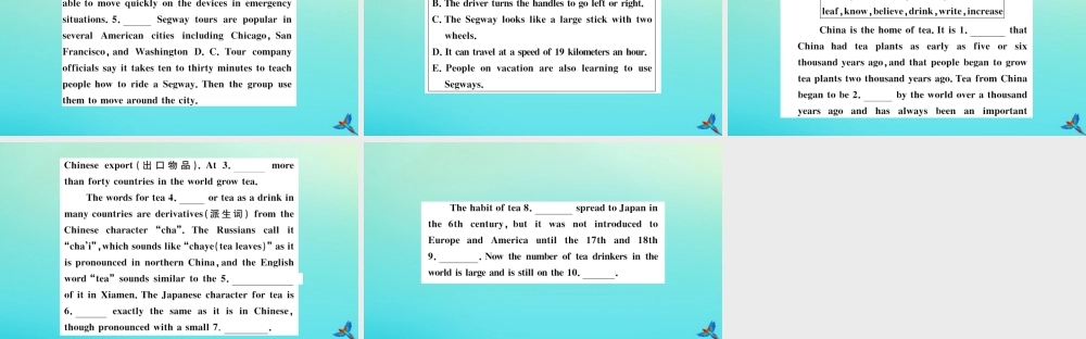 (河南专版)九年级英语全册 Unit 6 When was it invented(第4课时)习题课件 (新版)人教新目标版 课件